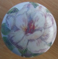 <b>Cabinet Knob Watercolor Magnolia </b>