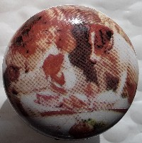 www.mariansceramics.com Jack Russell terrier Keishound cabinet knobs