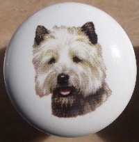 cabinet knob cairn terrier
