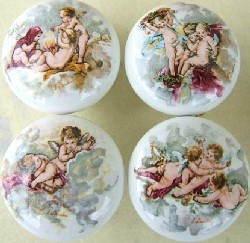 Cabinet knobs w/ Floral Fairies