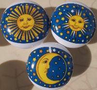 Cabinet knobs Sun &amp; Moon
