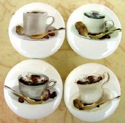 Cabinet knobs 4 Coffee Cups