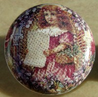 Cabinet knobs victorian doll