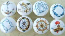 Cabinet Knobs 8 Nautical Images 
